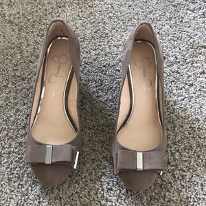 Jessica Simpson Suede Wedges
